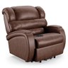 Poltrona do Papai Reclinável Kalie Elevação Lift Elétrico Fh9 Pu Marrom Brilho - Mpozenato - 1