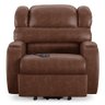 Poltrona do Papai Reclinável Kalie Elevação Lift Elétrico Fh9 Pu Marrom Brilho - Mpozenato - 7