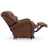 Poltrona do Papai Reclinável Kalie Elevação Lift Elétrico Fh9 Pu Marrom Brilho - Mpozenato - 9