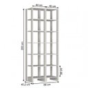 Ver imagem 2 de Closet Modulado 2 Peças 12 Prateleiras Yes Marrom/Branco