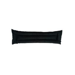 Almofada Futon 120 X 40 Cm para Cadeira e Banco Liso:preto - 1