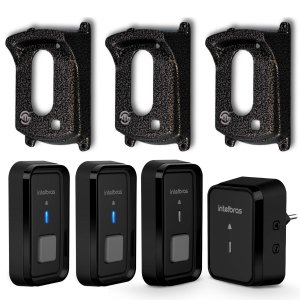 Campainha Intelbras sem Fio Cib 101 com 3 Pontos e Protetor