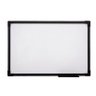 Quadro Lousa Branco Uv Soft Colors 60x40 Moldura Preta Stalo - 1