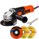 Ver imagem 1 de Esmerilhadeira Angular 4.1/2 POL 820W G720 com Disco BLACK & DECKER + Disco de Corte