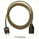 Ver imagem 1 de Extensão Elétrica 2 Metros Pp 2x0,75mm Revestido Dourado/preto Cabos Immediate
