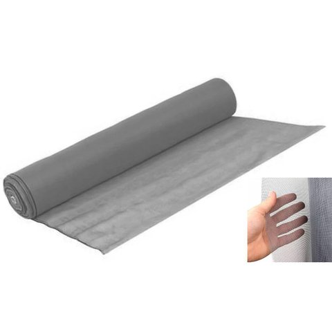 Tela Mosquiteiro Rolo 25 Metros Mosquito Dengue Zica Mosca Pernilongo Inseto Segurança Proteçao Resi