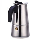 Ver imagem 1 de Cafeteira Italiana Aço Inox 4 Xícaras 200 Ml
