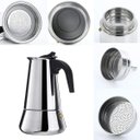 Ver imagem 5 de Cafeteira Italiana Aço Inox 4 Xícaras 200 Ml