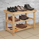 Ver imagem 2 de Kit 4 Armários Multiuso em Madeira Maciça