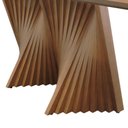 Ver imagem 3 de Mesa de Jantar Dubai 6 Lugares Retangular Laminado Cinamomo Amêndoa