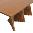Ver imagem 2 de Mesa de Jantar Dubai 6 Lugares Retangular Laminado Cinamomo Amêndoa