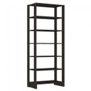 Ver imagem 3 de Guarda-Roupa Modulado Closet 2 Peças com 1 Cabideiro e 9 Nichos Yes Preto