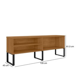 Estante para Tv até 55 Polegadas Rack Moderno Estilo Industrial para Sala e Quarto Luxo Moderno - 6