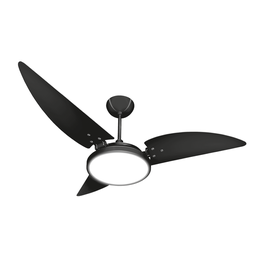 Ventilador de Teto Maragogi LED 6500K Preto Com 3 Pás de MDF 220V+Controle Ventex - 1
