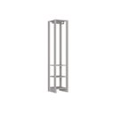 Ver imagem 4 de Closet Modulado 2 Peças com 1 Cabideiro e 9 Nichos Yes Branco/Marrom