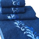 Ver imagem 3 de Jogo de Toalha Banho e Rosto Eda 2 Peças Azul