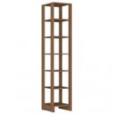 Ver imagem 4 de Guarda-Roupa Modulado Closet 2 Peças com 12 Nichos Yes Marrom