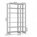 Ver imagem 2 de Guarda-Roupa Modulado Closet 2 Peças com 12 Nichos Yes Marrom
