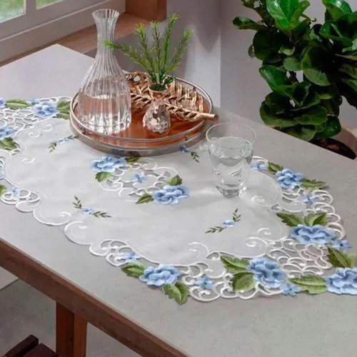 Trilho de Mesa Rendado Jolitex - Atenas