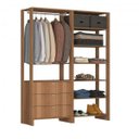 Ver imagem 1 de Closet Modulado 2 Peças com 1 Cabideiro 3 Gavetas Yes