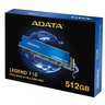 Gravador Ssd 512gb Nvme M.2 2280 Adata Azul Real com Acabamento Dourado - 3