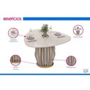Ver imagem 4 de Mesa Sala Jantar Tokyo+6 Cadeiras Nara Granito DJ Móveis