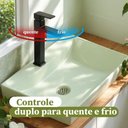 Ver imagem 6 de Torneira Banheiro Cuba Pia Misturador Quente/frio Inox Fc-99
