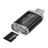 Leitor de Cartão Micro Sd para Tipo C Otg Adaptador Leito - 2