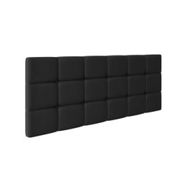 Cabeceira Pendente Cama Box Queen Luna 160 cm - Preto - 1 Cabeceira Pendente Cama Box Queen Luna 160 cm - Preto - 1