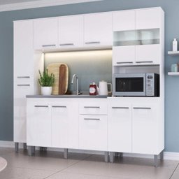 Armário Aéreo de Cozinha 3 Portas 120cm Joy Decibal Móveis - 5 Armário Aéreo de Cozinha 3 Portas 120cm Joy Decibal Móveis - 5