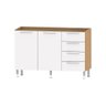 Balcão de Cozinha Ditália Aspen 2 pt 4 gavetas CV/BR CD-104 - 1
