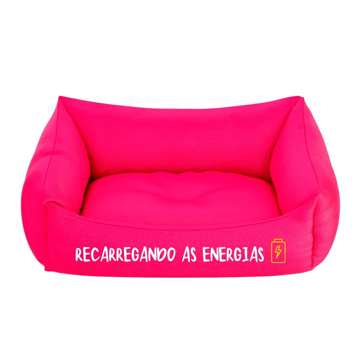 Cama Pet Cachorro Gato Pequeno Rosa Recaregando As Energias:Rosa
