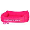 Cama Pet Cachorro Gato Pequeno Rosa Recaregando As Energias:Rosa - 2