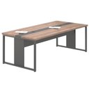 Ver imagem 2 de Mesa de Diretor de Sala Reunião Lens Noce Preto