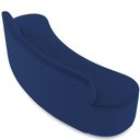 Ver imagem 4 de Sofá 3 Lugares Sala de Estar Cancún D02 Veludo Azul Marinho 210 cm C-287 - Lyam Decor