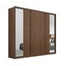 Guarda-Roupa Casal com Espelho 3 Portas de Correr e 5 Gavetas Elevato Demóbile - 3