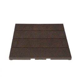 Deck Modular Plástico Eko Wood Cacau - 3
