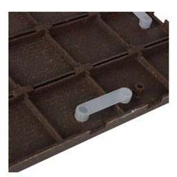 Deck Modular Plástico Eko Wood Cacau - 4