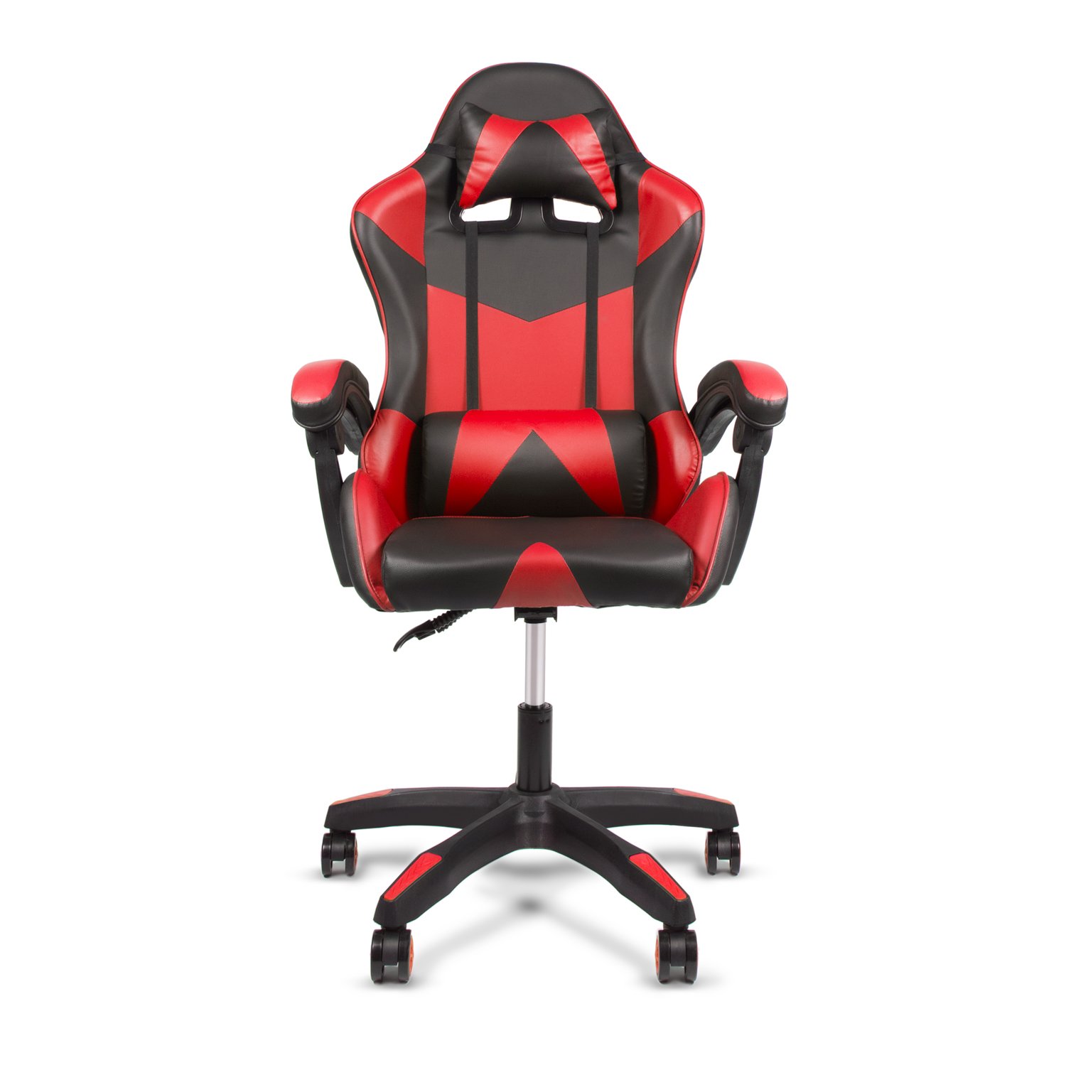 Cadeira Gamer Ergonômica Top para Escritório Couro Sintético Vermelha