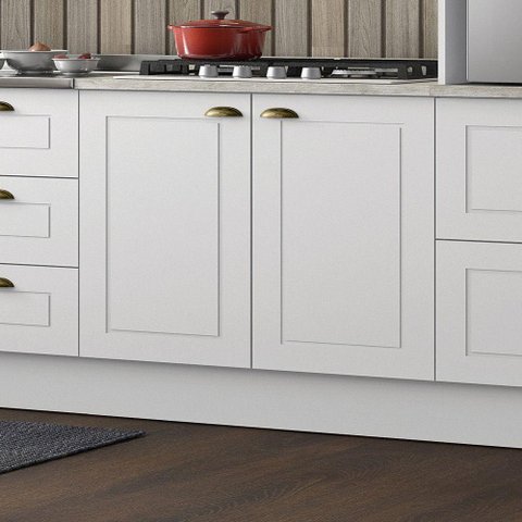 Balcão 02 Portas 80 Cm Nova York Branco