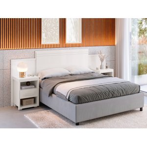 Cabeceira Dinamarca Cama Box Casal e Queen Branco