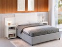 Ver imagem 1 de Cabeceira Dinamarca Cama Box Casal e Queen Branco