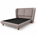 Ver imagem 7 de Cama Japonesa King Haru com Cabeceira Blind Veludo Amêndoa Sallar Home 210cm