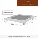 Ver imagem 5 de Cama Japonesa King Haru com Cabeceira Blind Veludo Amêndoa Sallar Home 210cm