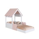 Ver imagem 7 de Cama Montessoriana Casinha com Colchão Incluso Branco/Rosa Milkshake