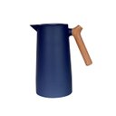 Ver imagem 1 de Garrafa Térmica Café Cha 1l Cabo Madeira Abu Dhabi Azul