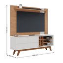 Ver imagem 4 de Rack Bancada Ambiente Noronha 1.8 e Painel para Tv Extensivo Leme Freijó Off White Matte – Colibri