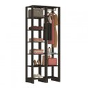 Ver imagem 1 de Guarda-Roupa Modulado Closet 2 Peças 1 Cabideiro e 9 Nichos Yes Preto