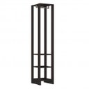 Ver imagem 3 de Guarda-Roupa Modulado Closet 2 Peças 1 Cabideiro e 9 Nichos Yes Preto