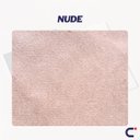 Ver imagem 5 de Conjunto de Mesa de Jantar com Tampo de Vidro Off White Agata e 4 Cadeiras Paola Suede Nude e Cinamo